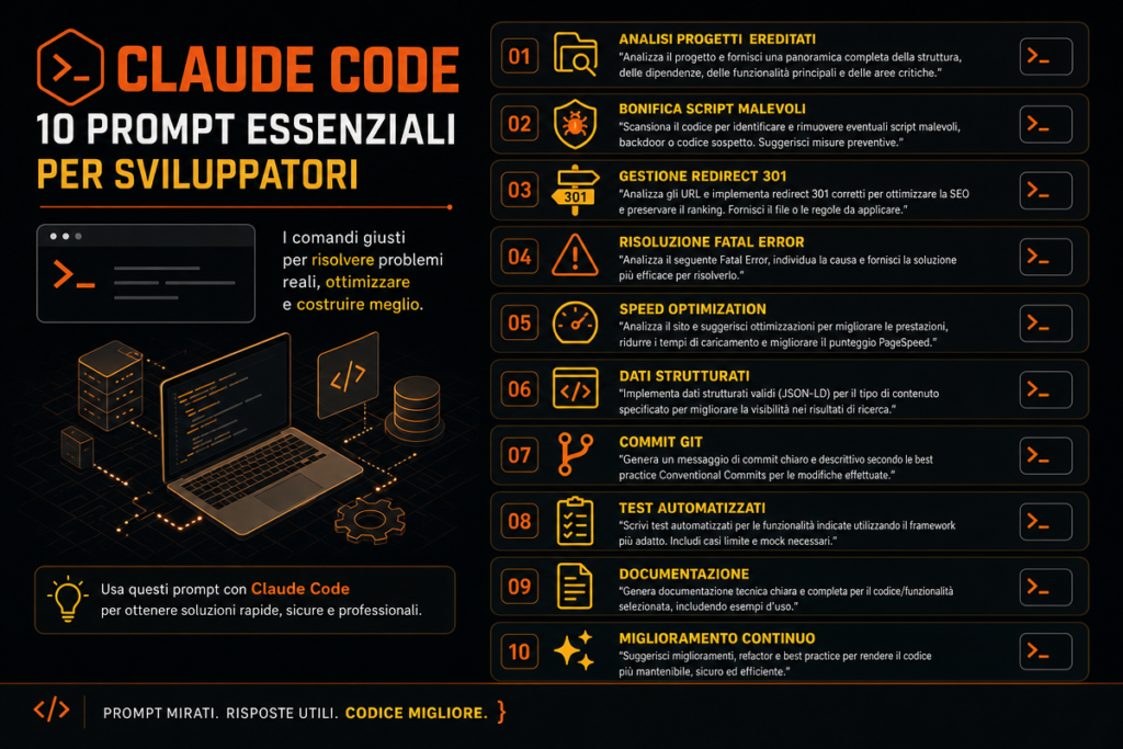 Claude-Code-10-Prompt-Essenziali